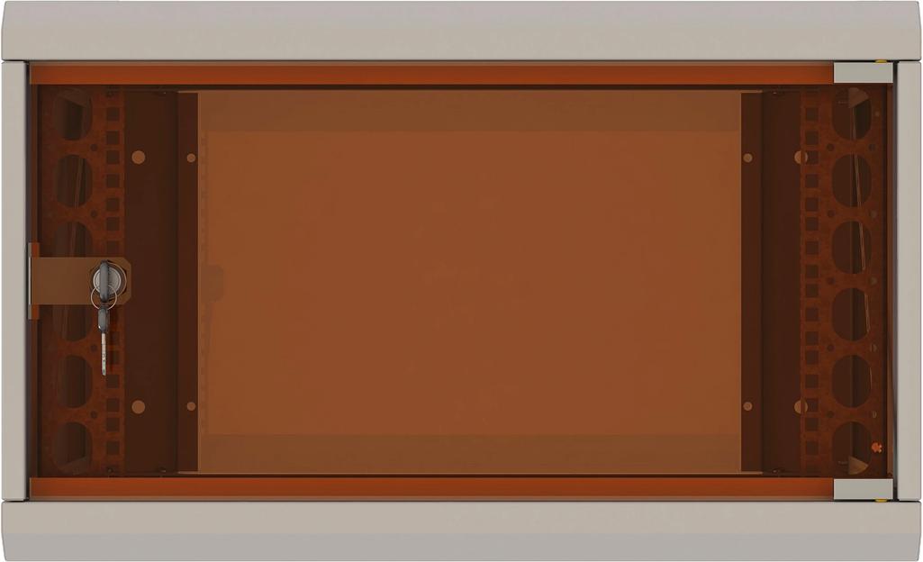 Шкаф коммутационный Suprlan (05-1506) настенный 15U 600x600мм пер.дв.стекл направл.под закл.гайки 70кг RAL 7035 535мм 29.7кг 750мм фото 5