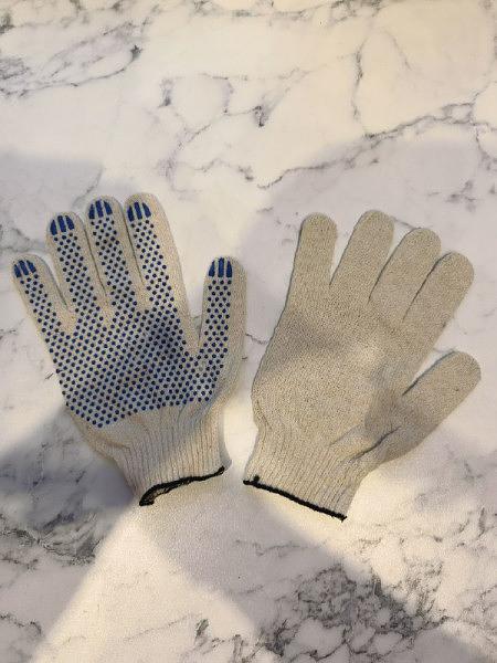 Перчатки белые ПВХ «Лайт» фото 1