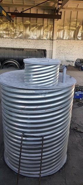 Спиральновитая металлическая гофрированная труба СВМГТ 900х2 мм фото 3