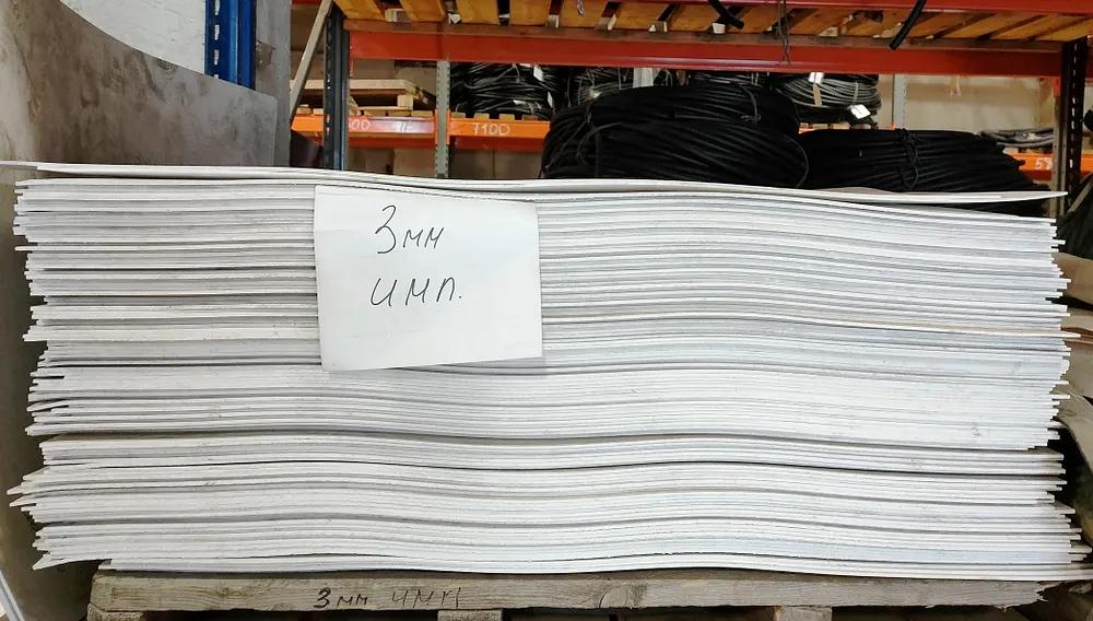 Фторопласт Ф-4 пластина 3.0 мм 500×500 опт фото 2