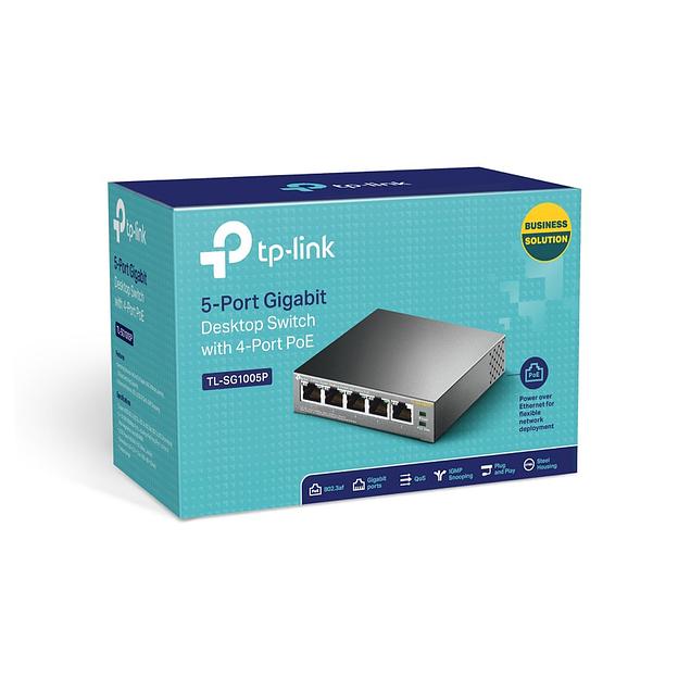 Коммутатор TP-Link TL-SG1005P фото 3