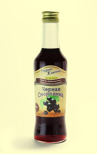 Сироп натуральный «Чёрная смородина» 250 мл фото 1