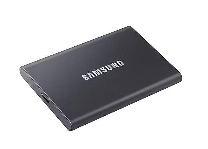 Твердотельный диск 4TB Samsung T7 Shield MU-PC2T0K, 3D NAND TLC, USB 3.2 Type-C [R/W - 1050/1000 MB/s] Titan Grey фото 1
