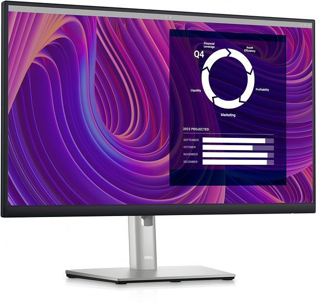 Монитор Dell 23.8" P2423D черный IPS LED 5ms 16:9 HDMI матовая HAS Pivot 1000:1 300cd 178гр/178гр 2560x1440 DisplayPort USB 5.45кг фото 2