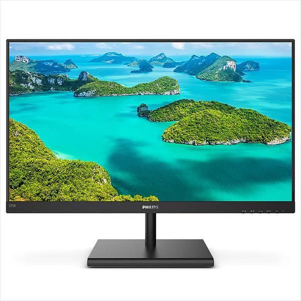 Монитор Philips 27" 275E1S черный IPS LED 16:9 HDMI матовая 1000:1 250cd 178гр/178гр 2560x1440 D-Sub DisplayPort Ultra HD 2K (1440p) 3.99кг фото 1