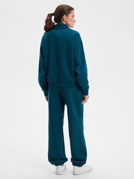 Костюм спортивный женский, сине-зеленый, опт фото 2