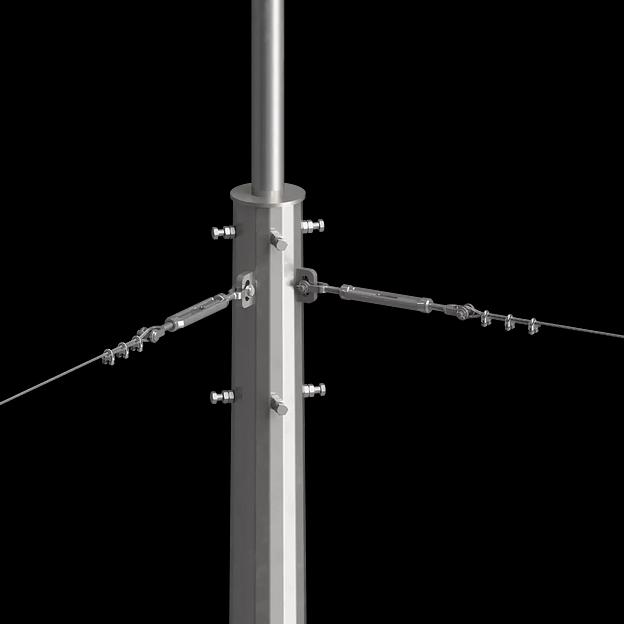 Молниеотвод отдельностоящий МОГК-20 и тросовый по типу МОГКт фото 5