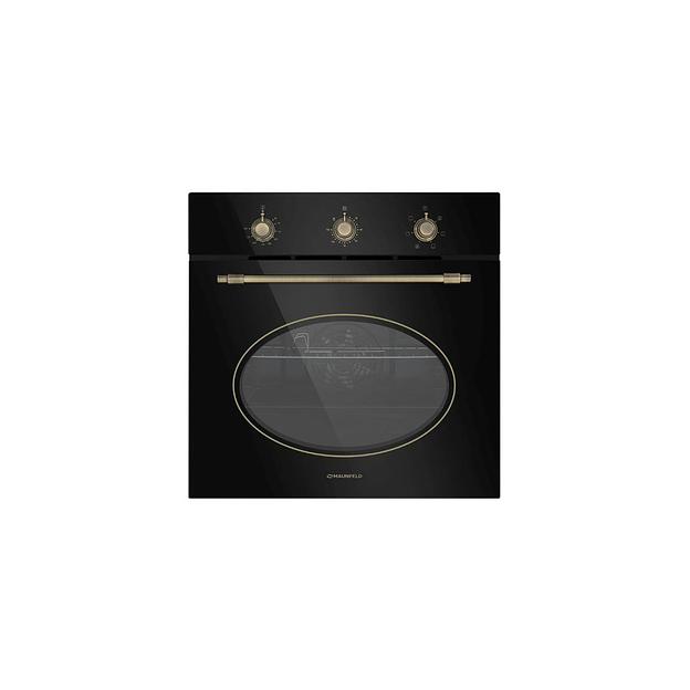 Духовой шкаф MAUNFELD EOEFG.566RBG.MT, черный фото 1