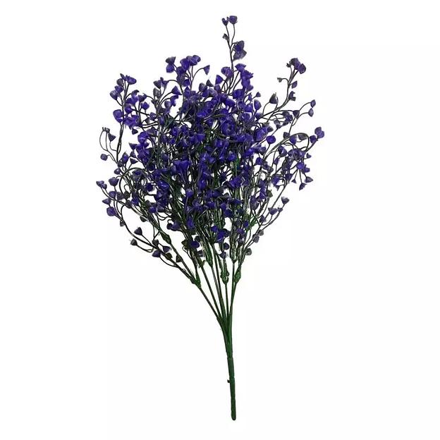 Букет 7 веток с пластиковыми цветками 38см фото 4