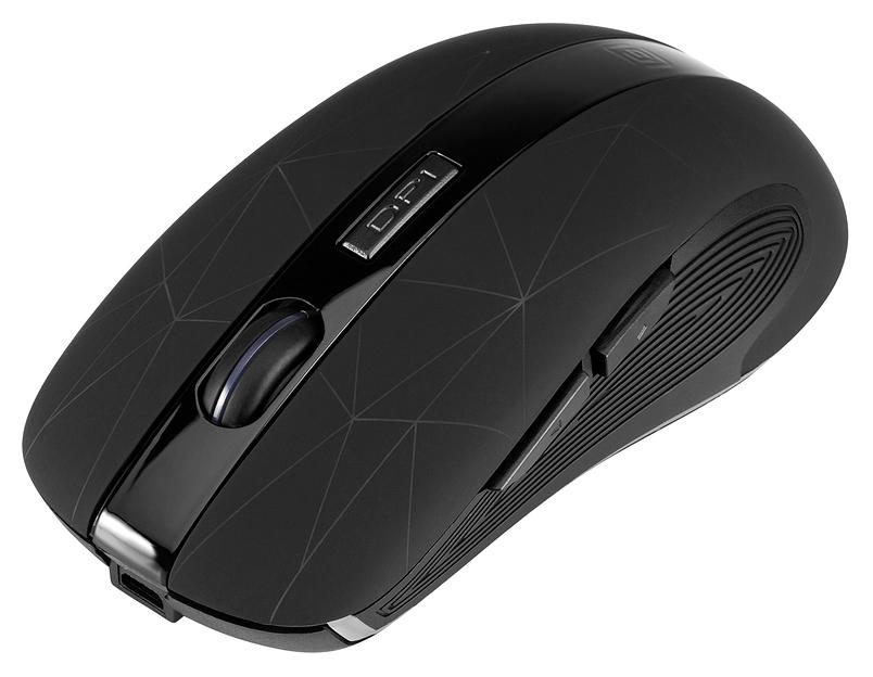 Мышь Оклик 976GW черный оптическая (1600dpi) беспроводная USB (6but) фото 2