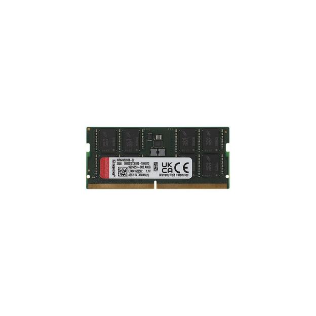 Оперативная память Kingston Valueram KVR64V52BD8-32 DDR5 - 1x 32ГБ 6400МГц, для ноутбуков (SO-DIMM), Ret фото 1