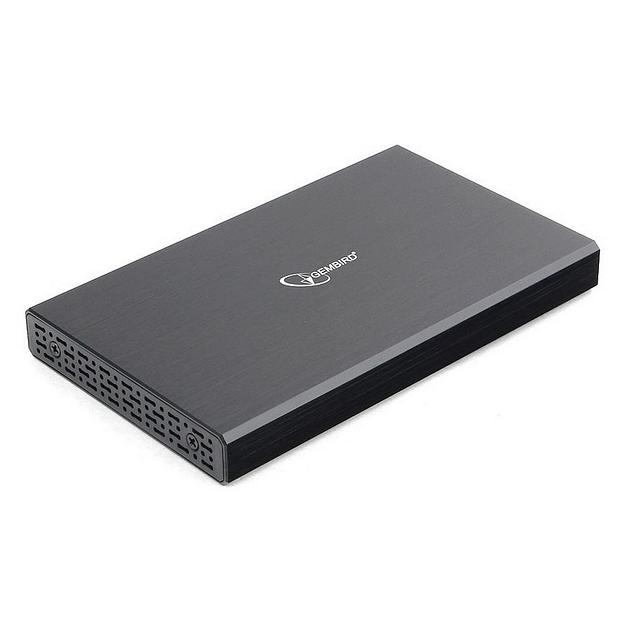 Внешний корпус 2.5" Gembird EE2-U3S-55, чёрный, USB 3.0, SATA, алюминий Gembird {50} (795069) фото 1