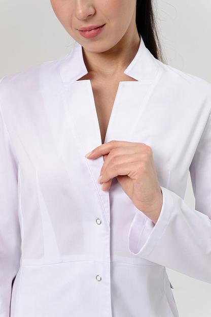 Doctor Big / Халат медицинский женский (Ultra, длинный рукав, на кнопках) арт. 2-94-24-4 фото 3