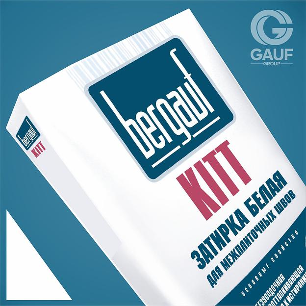 Затирка белая для межплиточных швов 25 кг KITT Bergauf фото 2