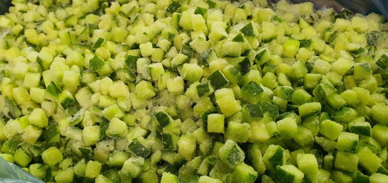 Огурцы кубик замороженный Россия опт фото 4