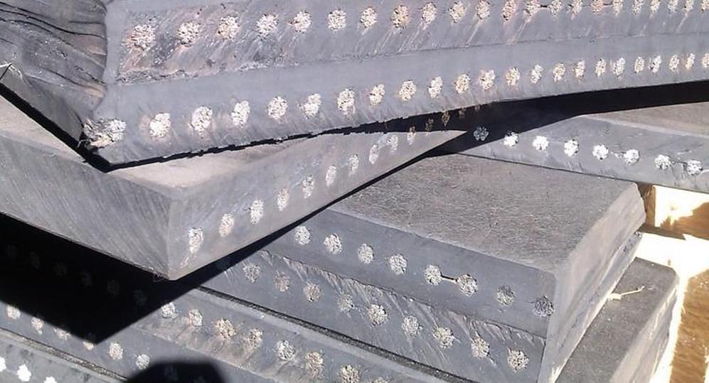 Пластина (скребок) 1000×250×40 трос 8 мм ОПТ фото 2