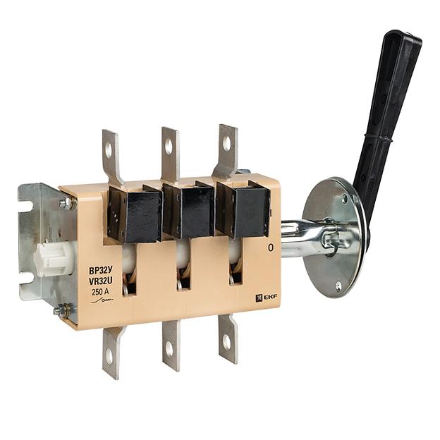 Выключатель-разъединитель ВР32У-35B31250 250А, 1 направление с д/г камерами, съемная левая/правая рукоятка EKF MAXima PROxima | uvr32-35b31250 | EKF фото 1