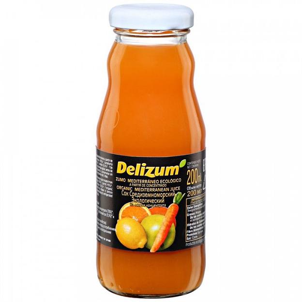 Средиземноморский сок био Delizum, 200 мл ОПТ фото 2