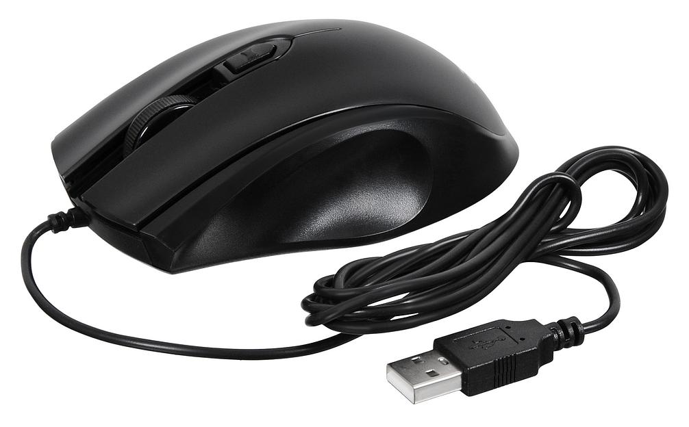 Мышь Acer OMW020 черный оптическая (1600dpi) USB (3but) фото 7