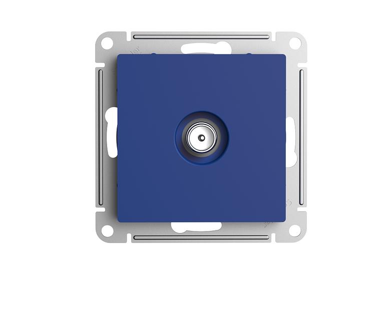 ATLASDESIGN TV РОЗЕТКА оконечная 1DB, механизм, АКВАМАРИН фото 1