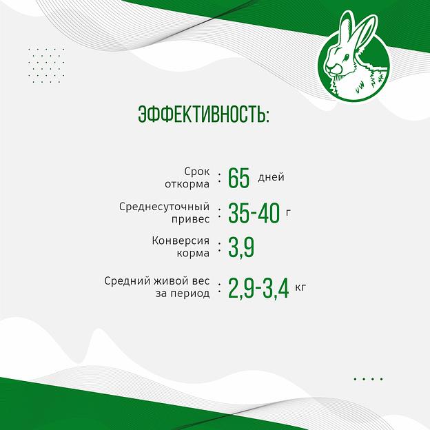 Полнорационный комбикорм для кроликов «УБОЙНЫЙ КОРМ» фото 5