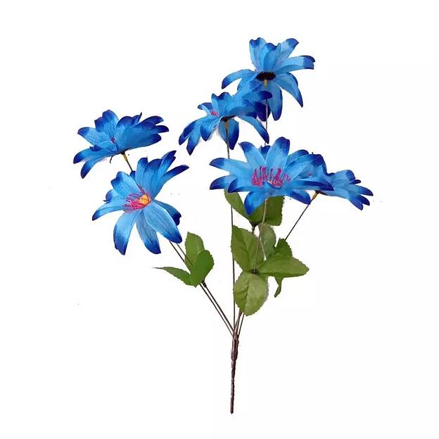 Букет с ромашками на 6 голов 42см 362-670 фото 4