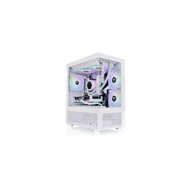 Корпус mATX Thermaltake View 170 TG ARGB, Micro-Tower, без БП, белый [ca-1z4-00m6wn-00] фото 1