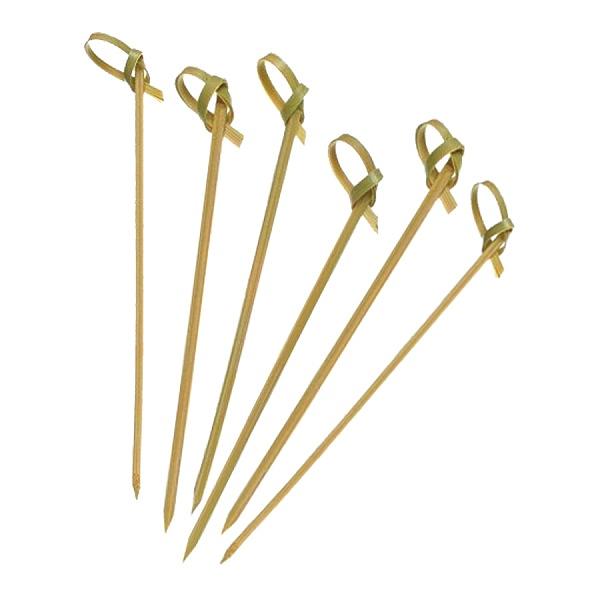 Пики  9 см. 100 шт/уп бамбук Узелок /1/40/ фото 1