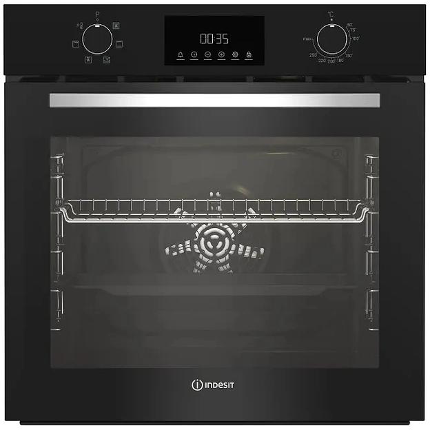 Духовой шкаф Электрический Indesit IFE 3644 J BL черный фото 1
