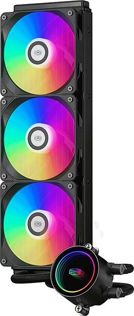 Система водяного охлаждения PcCooler DA360 BK ARGB Soc-AM5/AM4/1151/1200/1700 черный 4-pin Al 300W Ret (DA360-BKAWXX-GL) фото 1