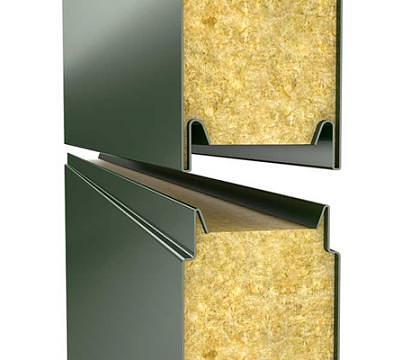 Стеновая трехслойная сэндвич-панель с замком Z-lock фото 1