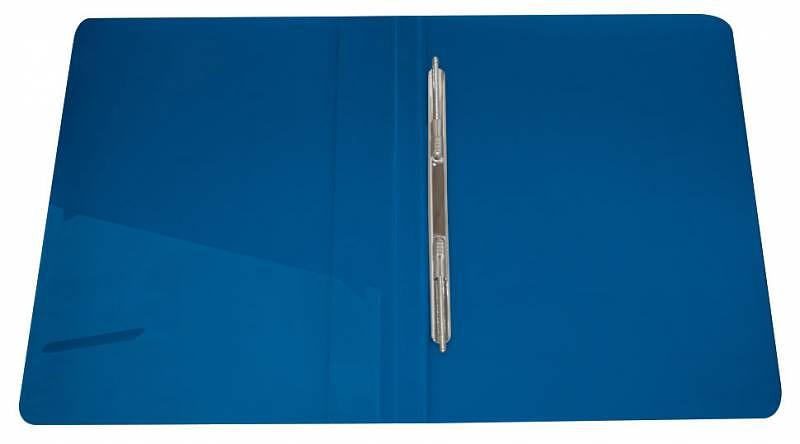 Папка метал.пруж.скоросш. Бюрократ -PZ07P A4 пластик 0.7мм внут.и торц.карм ассорти фото 3