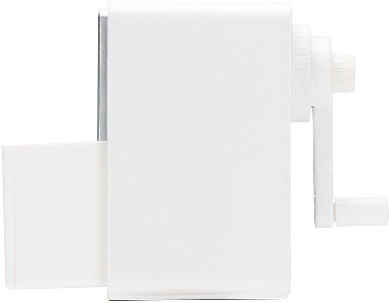 Точилка для карандашей механическая Deli 71160White 1 отверстие пластик белый фото 3