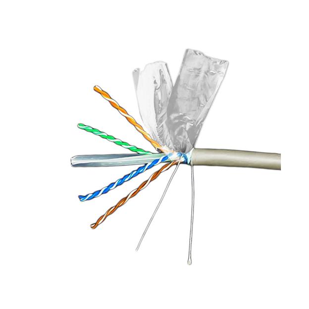 Кабель сетевой  SHIP  D175-P  Cat.6  FTP  30В  4x2x1/0.574мм  PVC  305 м фото 1