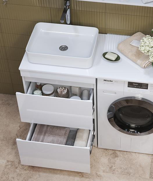 Тумба под столешницу для стиральной машины «Urban 600-0-2» ОПТ  фото 5