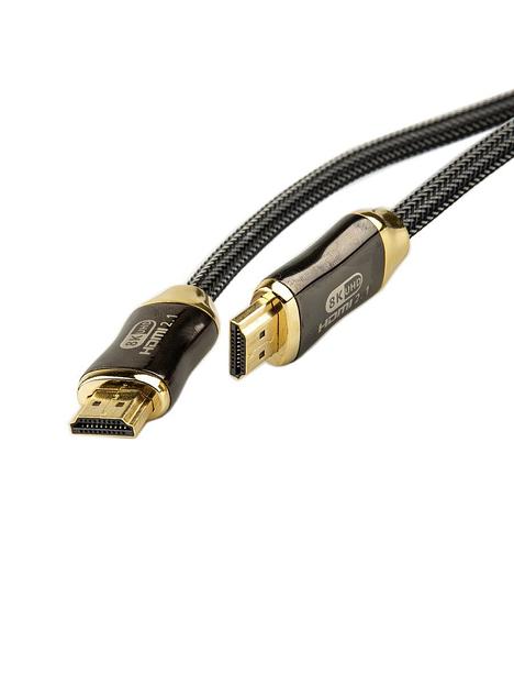 Кабель HDMI 19M/M,ver. 2.1, 8K@60 Hz 1.5m метал разъемы, нейлоновая оплетка Telecom VCOM Telecom HDMI (m) - HDMI (m) 1.5м (TCG300-1.5M) фото 2