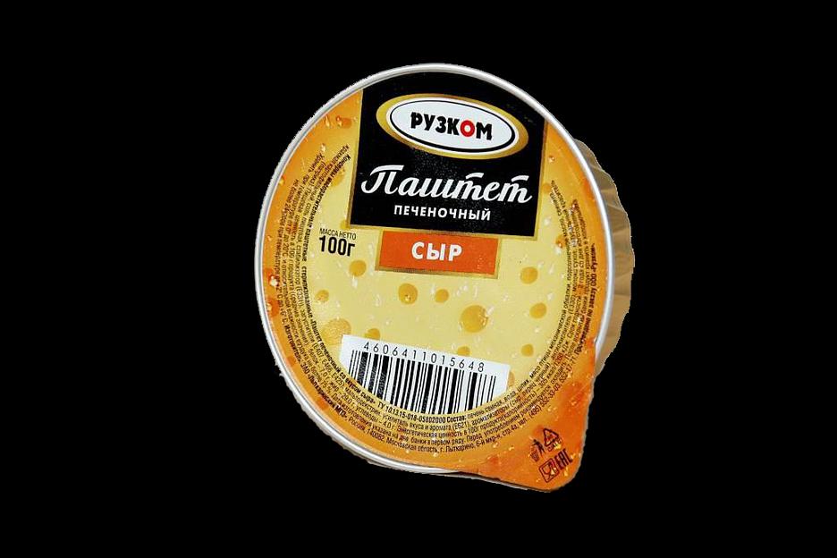 Паштет печеночный «Сыр» 100 г ОПТ фото 1