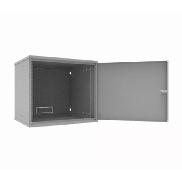 Шкаф телекоммуникационный настенный 9U, 523х450х465мм серия LITE (металлическая дверь) фото 5
