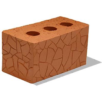 Камень керамический рядовой полнотелый с тех.пустотами (2,1НФ) опт фото 1