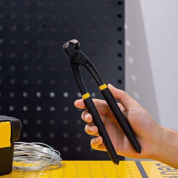 Клещи монтажные вязальные Deli DL111010 300мм, высокоуглеродистая сталь, прорезиненные рукоятки фото 10
