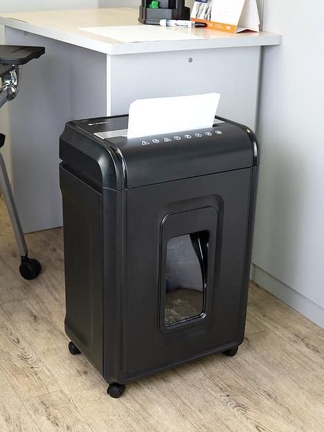 ГЕЛЕОС Уничтожитель документов УМ32-4 DIN P-4 (4 ур-нь секр.), фрагмент 4х30мм, 32 лист (70г/м2), CD/пл.карты/скрепки/скобы, 32 литра фото 8