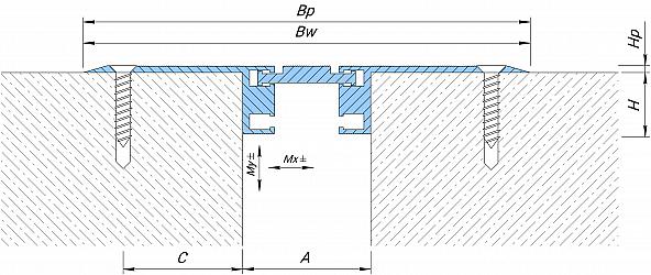 Закладной профиль Dewmark «Heavy» SG 32/55/N фото 6