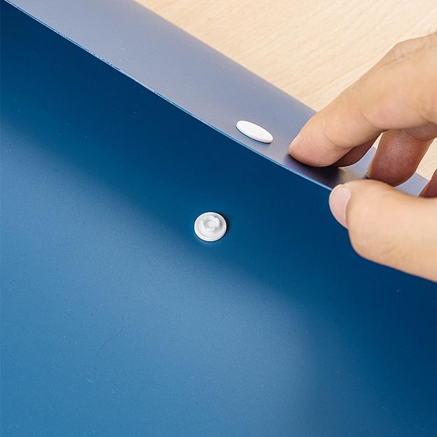 Папка-портфель Deli EF606 на кнопке 8 отдел. A4 пластик ассорти фото 2