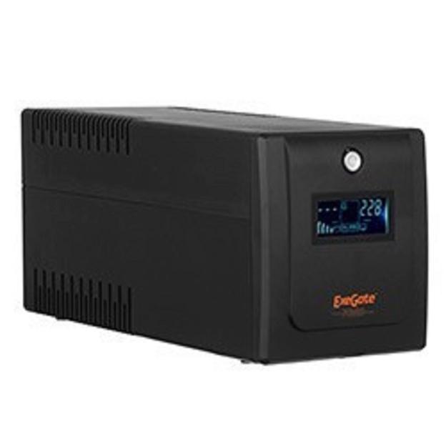 Exegate EP285529RUS ИБП ExeGate SpecialPro Smart LLB-2200.LCD.AVR.C13.RJ.USB <2200VA/1300W, LCD, AVR, 6*IEC-C13, RJ45/11, USB, Black> фото 1