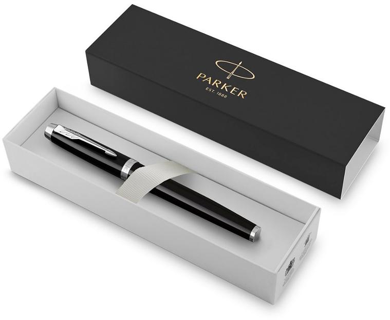 Ручка роллер Parker IM Core T321 (CW1931658) Black CT F черн. черн. подар.кор. фото 4