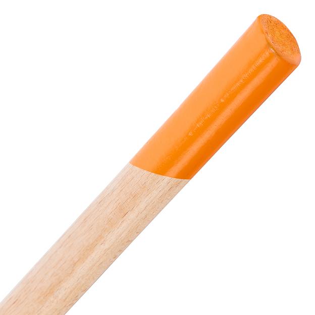 Киянка резиновая, 680 г, черная резина, деревянная рукоятка фото 3