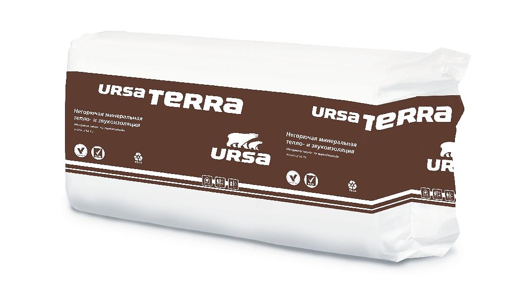 Теплоизоляция URSA TERRA 37PN 1250х610х50 мм (15,25 м²; 0,7625 м³) фото 1