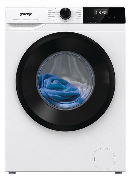 Стиральная машина Gorenje W1NHPI62SCSIRV класс: A-30% загр.фронтальная макс.:6кг белый фото 2