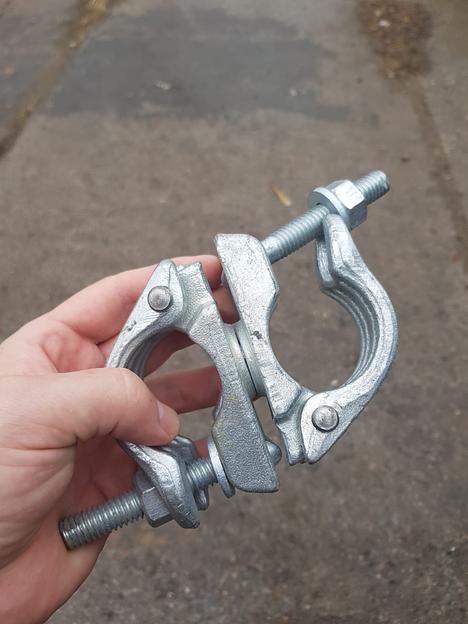 Хомут поворотный для хомутовых строительных лесов фото 3