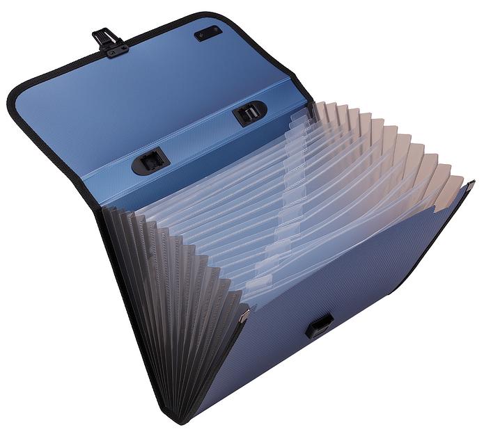 Папка-портфель Deli Extend E5556 12 отдел. A4 полипропилен 1.05мм ассорти фото 8